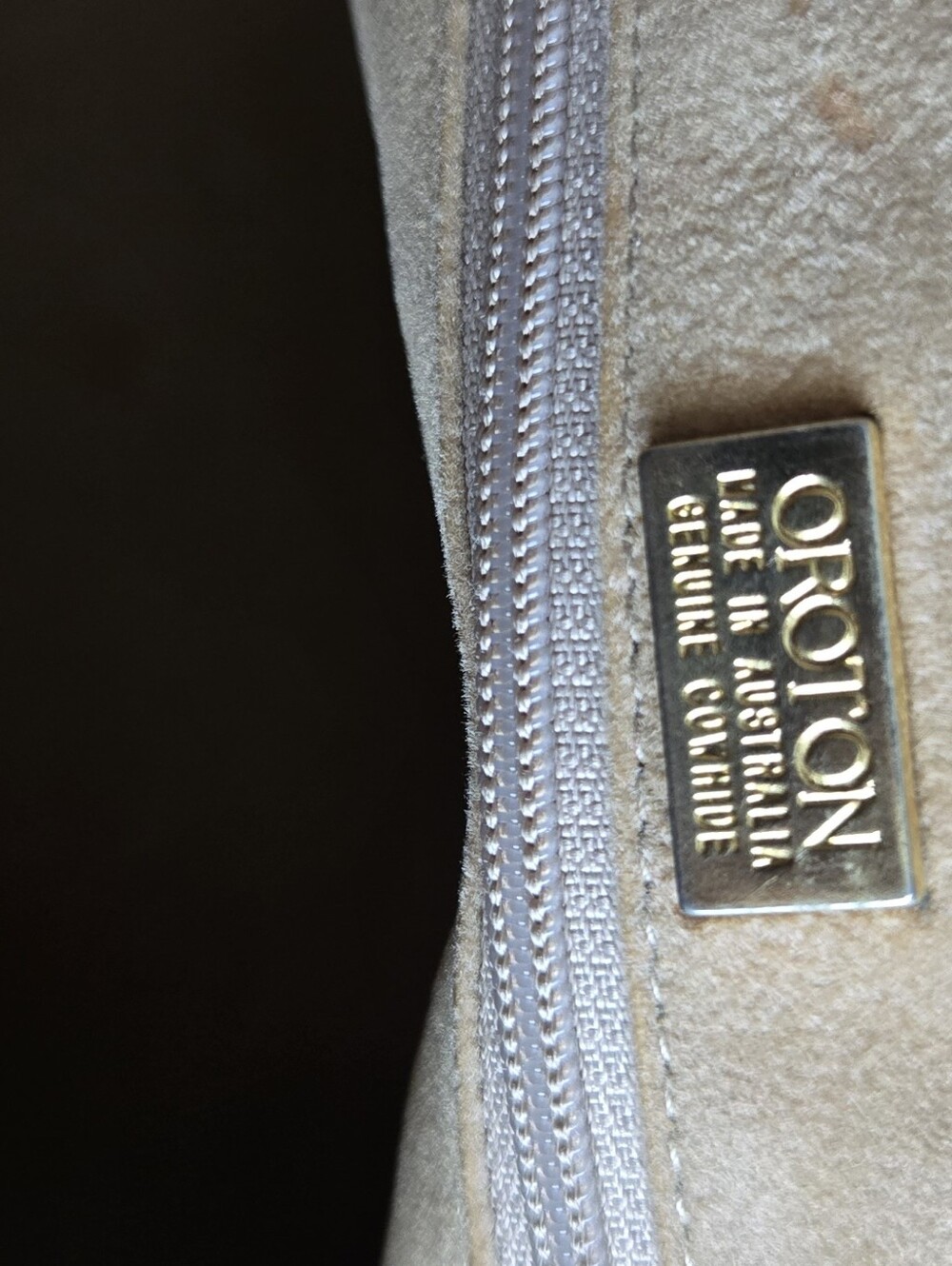 Oroton Vintage Black Cowhide Woven Crossbody Bag - Picture 13 of 14